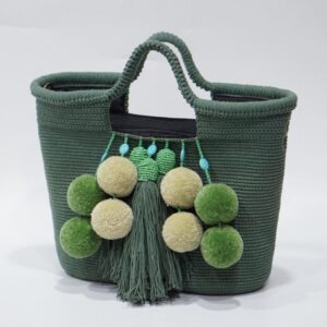 POM POM BAG กระเป๋าถักปอมปอมทันสมัย