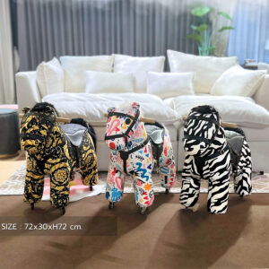 สตูลนั่งน้องม้าแสนซน มาพร้อมล้อเลื่อน